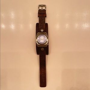 Fossil Watch Brown Leather Band